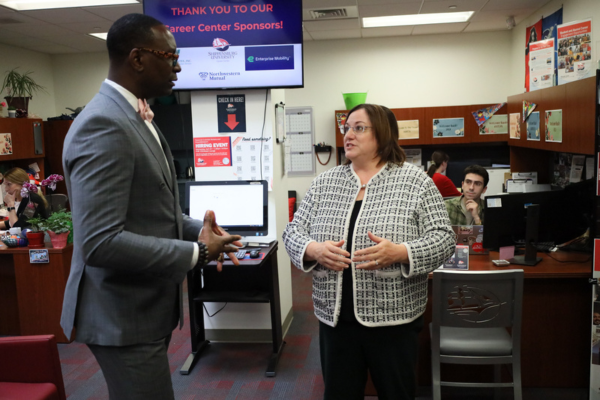Dr. Khalid, Pennsylvania's Secretary of Higher Education returns to Shippensburg University