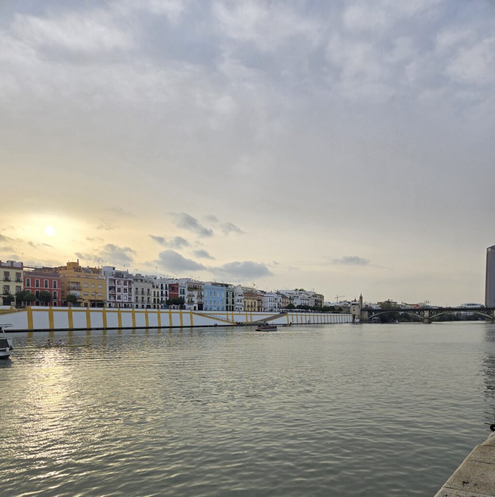 The Triana riverfront (Calle Betis) along the Guadalquivir
