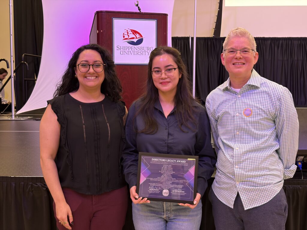 IMG_4456 Malu Takahashi and Sammy Lerario advance women and gender equality initiatives at Ship; Malu Takahashi with Dr. Cristina Rhodes and Miller Hoffman