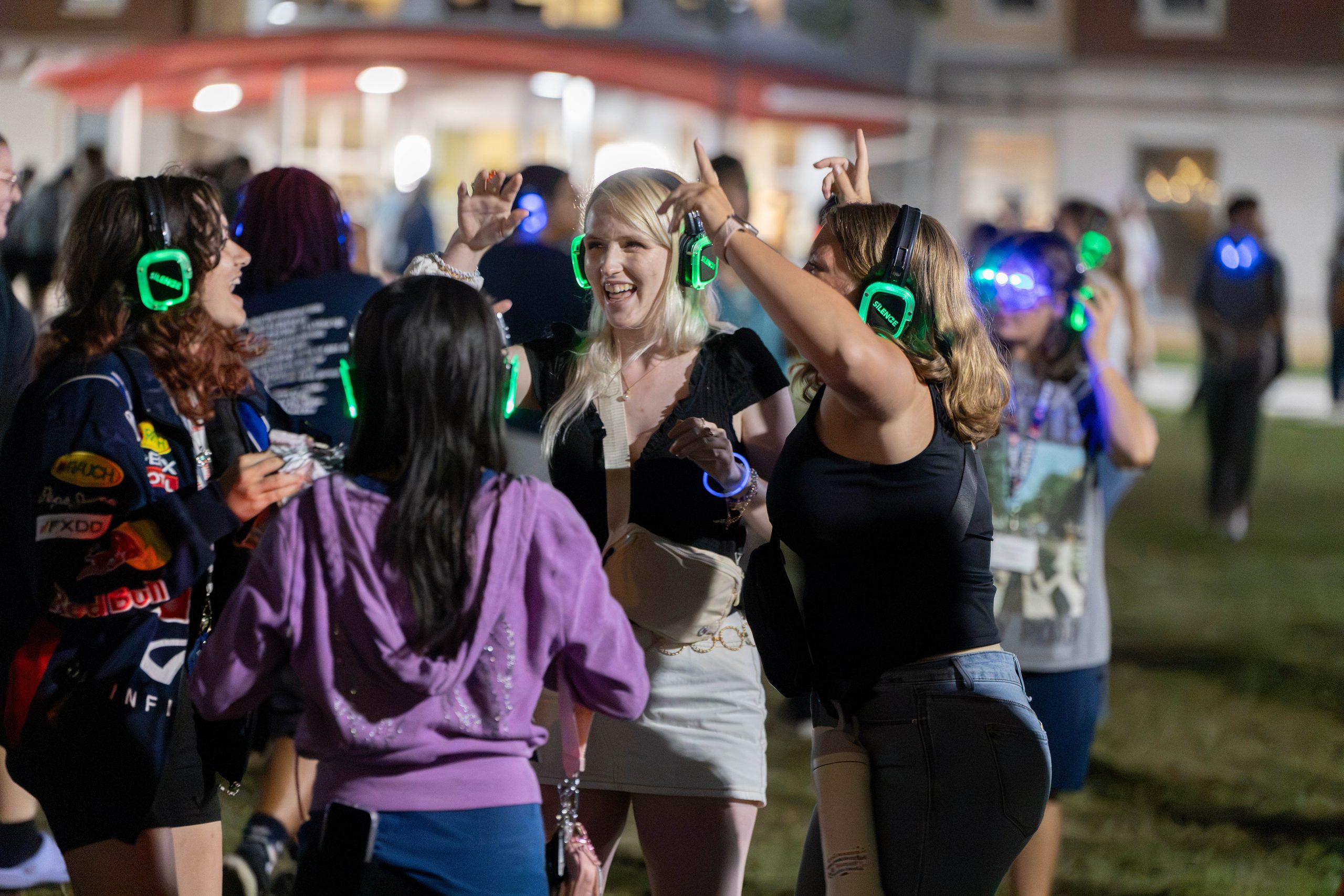 Shippensburg University welcomed students to campus during Fall Welcome Week; Glow Party